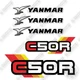 Fits Yanmar C50R 3C Decal Kit Crawler- 7 YEAR OUTDOOR 3M VINYL!
