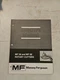 VINTAGE 1972 MASSEY FERGUSON MF 58 & 68 ROTARY CUTTER Operators Manual