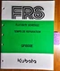 Kubota GF1800E Tractor Flat-Rate Schedule Manual 97897-30900 1/93