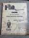 Case Tractor M10 MU10 MU510 Rear Mounted Mower Parts Book Manual AMIL26 NO7