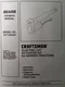 Sears Craftsman GT Lawn Garden Tractor Electric Implement Lift Manual 917.242440