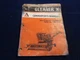 Allis-Chalmers Gleaner K Self-Propelled Combine Serial 14601 & Up Manual Q629
