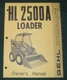 GEHL HL2500A SKID STEER LOADER OPERATION & MAINTENANCE BOOK MANUAL 901352