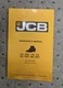 JCB 135, 150T, 155, 175, 190, 190T, 205, 205T Operators Manual Book 9811/9500