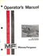 Massey Ferguson MF 42 Rear-Mounted Mower Operator's Manual 1973 Farm Equipment