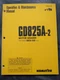 Komatsu GD825A-2 Motor Grader Operation & Maintenance Manual