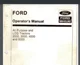 Ford 2000, 3000, 4000, & 5000 Tractors Operator's Manual 92 pages comb bound
