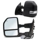 Towing Mirrors For 02-07 Ford F250-F550 Super Duty Power Heated Turn Signal Lamp