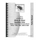 Parts Manual - Backhoe Attachment fits White 2-62-15 fits Oliver 1550 1600 1650