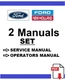 8000 Ford SET Tractors Service Manual Repair Operators Owners Shop PDF USB