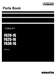Komatsu FG20-16 FG25-16 FG30-16 Forklift Parts Catalog Manual