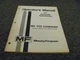 Massey Ferguson MF750 Combine Operator Assembly Instruction Manual -169613713 xz