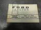 Ford 4000 and 5000 Row Crop Tractors Operator's Manual Supplement
