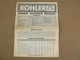 Kohler K91 K141 K161 K181 Engine Owners Manual Service Schedule Maintenance
