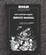 Engine Service Manual KOHLER KT17, KT19 Ser II & KT17 KT19 KT21 Twin Cylinder