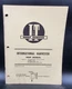 International Harvester I&T Shop Service Manual IH-38 Cub 154 Farmall Lo-boy IH