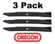 3 Pack Oregon 91-242 Mower Blade for Gravely 11234 11234P1 50" Pro 50