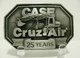 *Case Cruz-Air Excavator 25th Anniversary 1990 Belt Buckle Construction 1085C