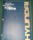 HYUNDAI HL750-TM WHEEL LOADER OPERATOR OPERATION & MAINTENANCE MANUAL BOOK