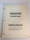 HESSTON Stover Head  PARTS LIST Manual 8083529