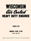 WISCONSIN S-10D S-12D Air Cooled Engine Parts Manual