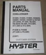 HYSTER H150H H165H H180H H200H H250H H275H P150B P200B FORKLIFT PARTS MANUAL