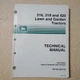 John Deere TM1590 316, 318, 420 Lawn and Garden Tractors Technical Manual 