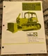 Terex 82-20B Crawler Tractor Dozer Brochure FCCA25