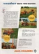 1956 Allis-Chalmers WD-45 Tractor w/ Roto-Baler Original Color Ad 