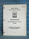 1967-69 GMC Truck Orig. Transmission Overhaul Manual Clark CL325 CL227 5 Speed
