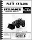 Hough H-30B 4WD Pay Loader Chassis Parts Manual Catalog