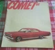 1966 COMET Lincoln-Mercury Ford Motor Co DEALERSHIP SALES BOOK BROCHURE 31 Pages
