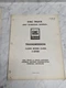GMC TRUCK CLARK MODEL CL408 TRANSMISSION 5 SPEED UNIT OVERHAUL MANUAL X 7B 13