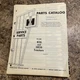 Original International Harvester Service Parts Catalog TC132 826 2826 Tractors