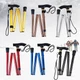 Aluminum Walking Stick Foldable Adjustable Lightweight Hiking Staff Anti Slip
