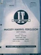 1957 I&T Shop Service Massey Harris Ferguson Shop Manual MHF-6 TO35 F40 MHF202