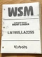 Kubota LA1955 & LA2255 Tractor Loader Workshop Repair Manual Factory Unused