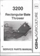 Original Gehl 3200 Rectangular Bale Thrower Service Parts Manual # 904783/1P792