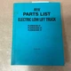 NYK Nippon PLDM20/30-21 PALLET LIFT PARTS MANUAL BOOK CATALOG LIST FORK TRUCK