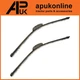 2x Wiper Blade 22" Lucas for Massey Ferguson 7726 8110 8120 8130 8140 Tractor