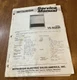 Mitsubishi Service Manual- Model VS-5020R (1989) VS-910