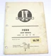 Ford I&T 1000 - 1600 Utility Tractor Shop Service Workshop Repair Manual