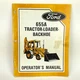 VTG Ford Operators Manual 655A Tractor- Loader Backhoe Heavy Equipment Machine