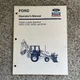 Ford New Holland 555D 575D 655D 675D Backhoe Operator&rsquo;s Manual