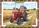 Metal Sign - 1945 International WD9 Tractor Watercolor - 14x10