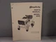 Simplicity Parts Manual 4108 Model 8HP Tractor With 36'' Mower TP-388