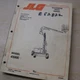 JLG 45HA Boom Lift Illustrated Parts Manual Guide book catalog list 1988-1995