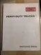 Freightliner Heavy-Duty Trucks Maintenance Manual Service Guide  A24-00527-000
