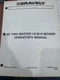 GRAVELY PRO MASTER 18/20-H 60" MOWER OPERATOR'S MANUAL, 1989, 47148.