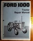 Ford 1000 Tractor 1973-75 Service Repair Manual SE 3414 40100020
